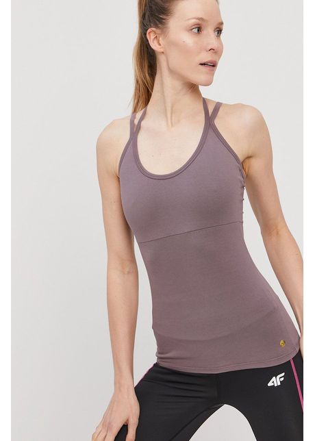 Deha top femei culoarea violet
