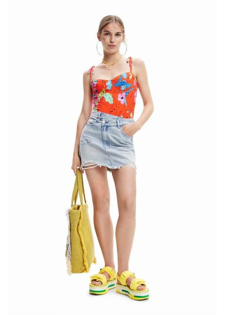 Desigual top femei culoarea rosu