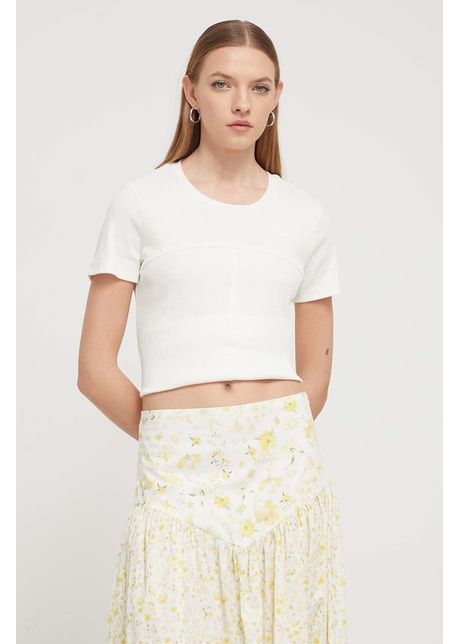 Desigual tricou femei culoarea bej