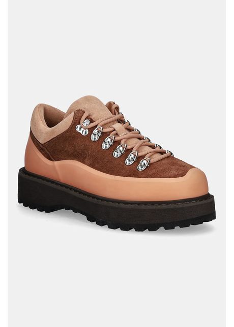 Diemme sneakers din piele intoarsă DI25FWCOW.F04S008RST culoarea portocaliu, cornaro due gomma
