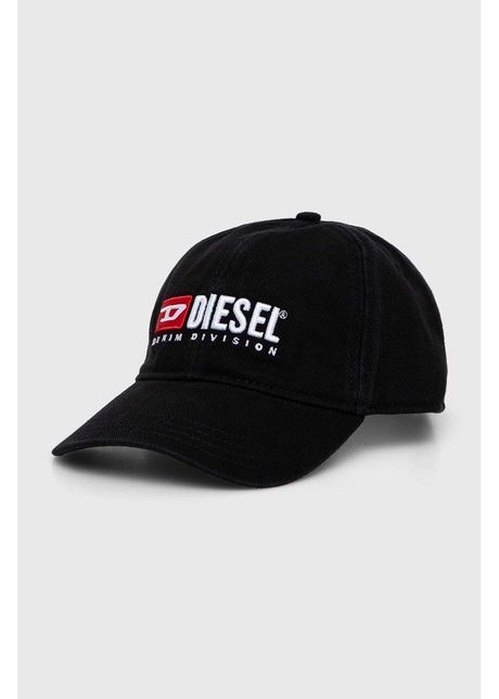 Diesel apc de baseball din bumbac culoarea negru cu imprimeu a11356 0pfaa