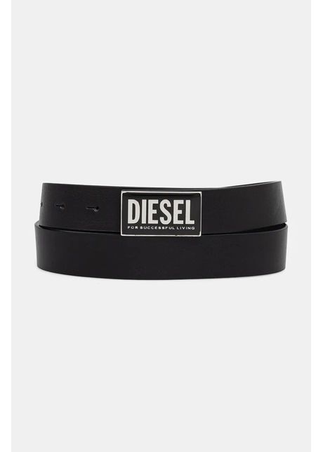 Diesel curea de piele b glossy ii barbati culoarea negru x09945 pr227