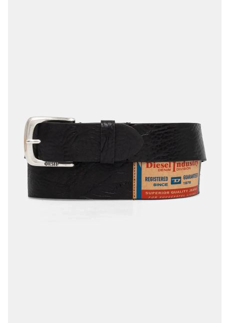 Diesel curea de piele b jackron barbati culoarea negru x09735 ps681