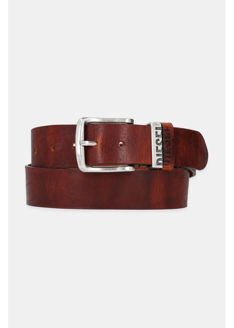 Diesel curea de piele barbati culoarea maro