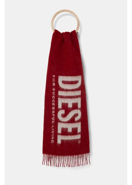 Diesel esarfa de lana s kott culoarea rosu modelator a15119 0ajdx