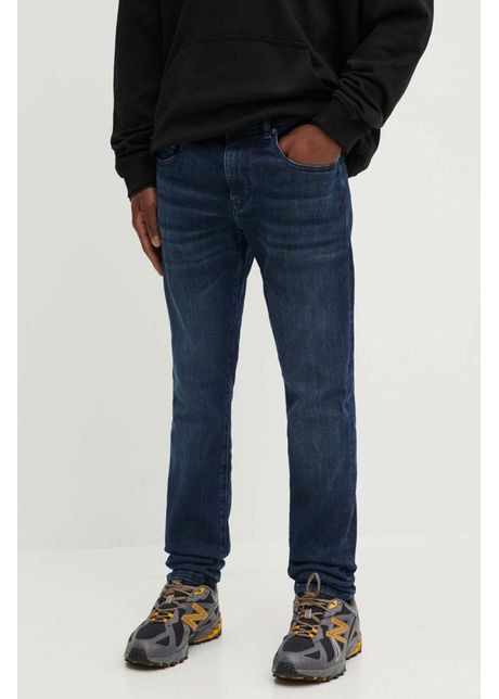 Diesel jeansi 2019 d strukt barbati culoarea albastru marin a03558 0grdj