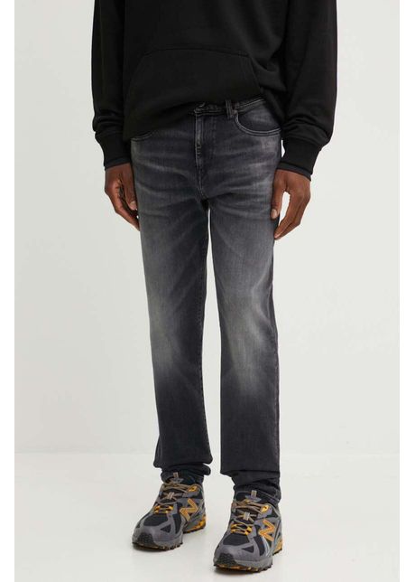 Diesel jeansi 2019 d strukt l 34 pantaloni barbati culoarea gri a03563 09j52