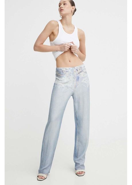 Diesel pantaloni p sarky femei lat high waist a12870 0ljax