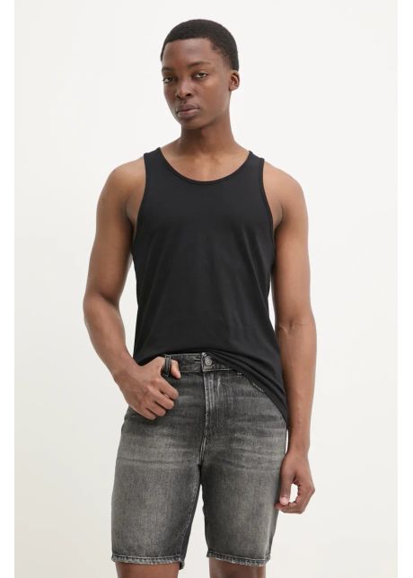 Diesel pantaloni scurti jeans d fin shorts barbati culoarea gri a14621 0grdx