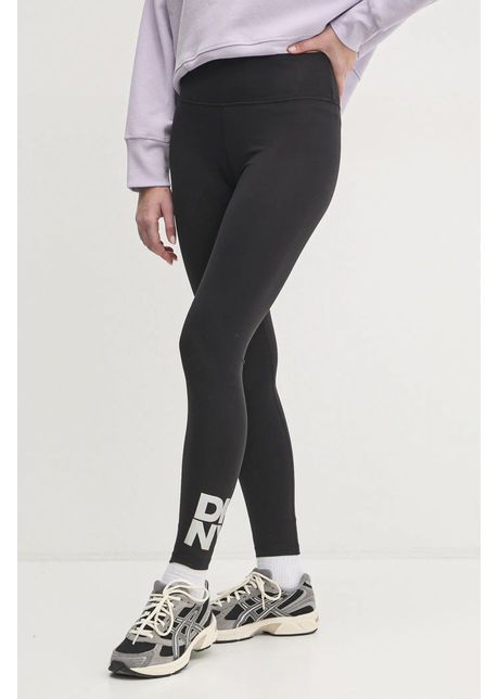 Dkny colanti femei culoarea negru cu imprimeu dp5p3566