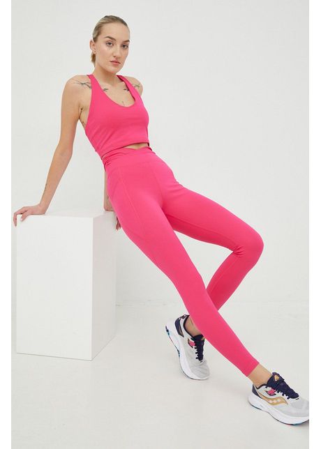 Dkny colanti femei culoarea roz neted