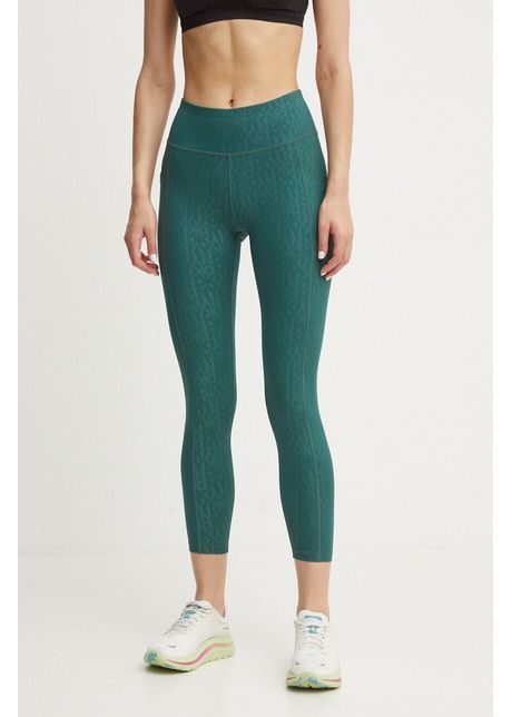 Dkny colanti femei culoarea verde neted dp4p3489
