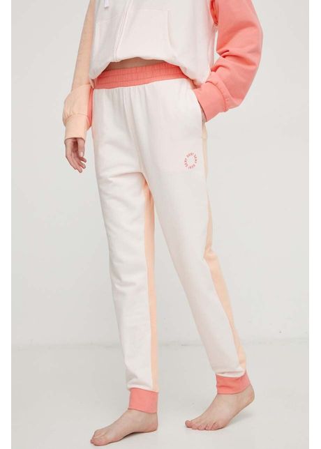 Dkny pantaloni de lounge culoarea roz modelator