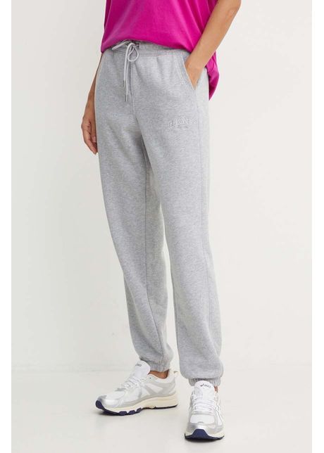 Dkny pantaloni de trening culoarea gri neted dp4p3471