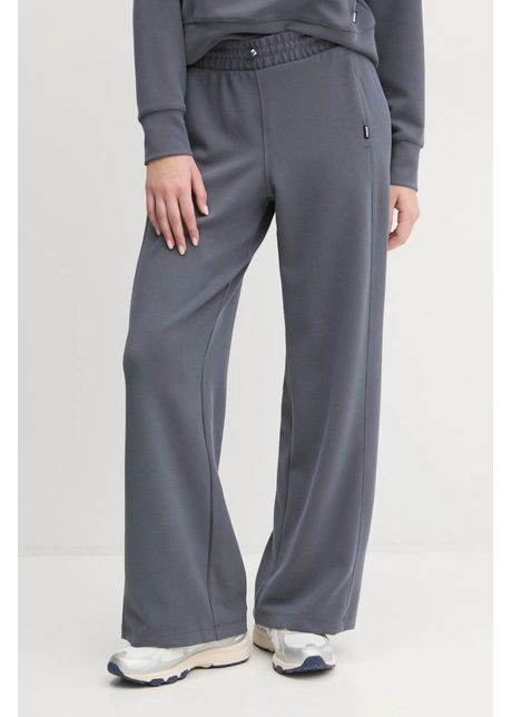 Dkny pantaloni de trening culoarea gri neted dp5p3584