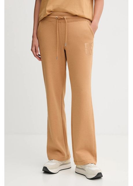Dkny pantaloni de trening culoarea maro, uni, DP5P3758