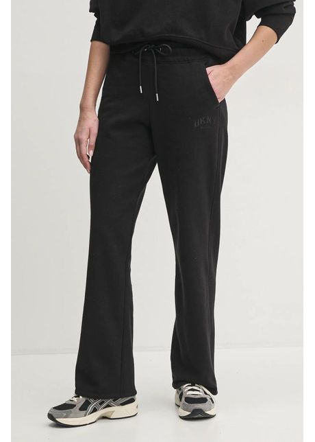 Dkny pantaloni de trening culoarea negru melanj dp5p3561