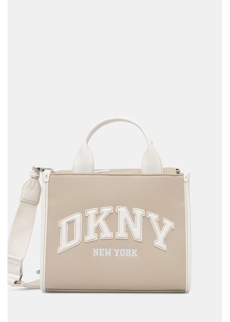 Dkny poșetă culoarea bej, R52AZC80