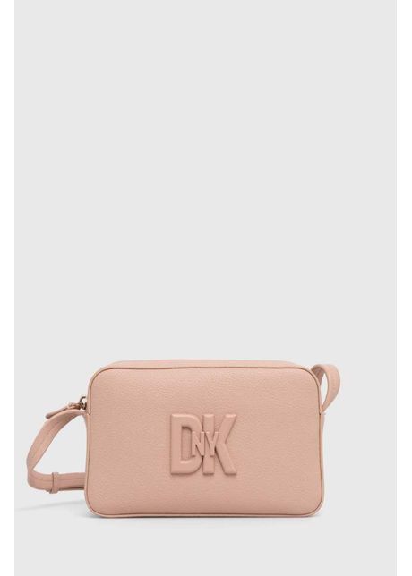 Dkny poseta de piele culoarea bej