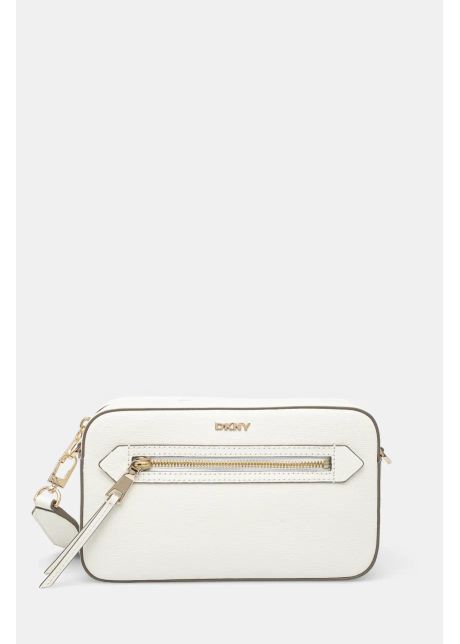 Dkny poseta de piele culoarea bej r42e3e22