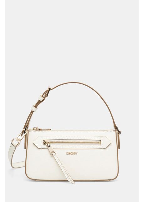 Dkny poseta de piele culoarea bej r42hke18