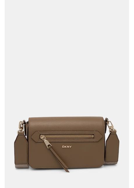 Dkny poseta de piele culoarea maro r42e3e21