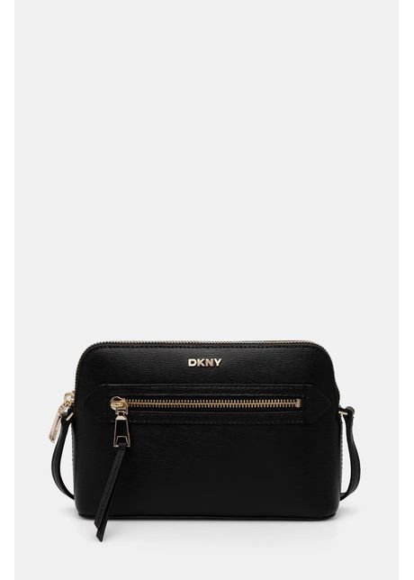 Dkny poseta de piele culoarea negru r42eke17