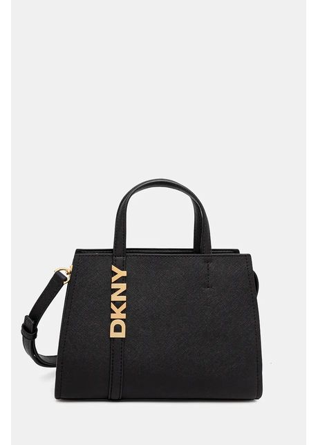Dkny poseta de piele culoarea negru r43eyg56