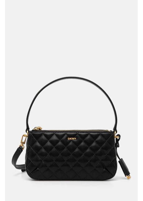 Dkny poseta de piele culoarea negru, R44EKI78