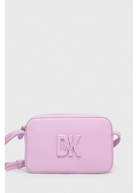 Dkny poseta de piele culoarea roz