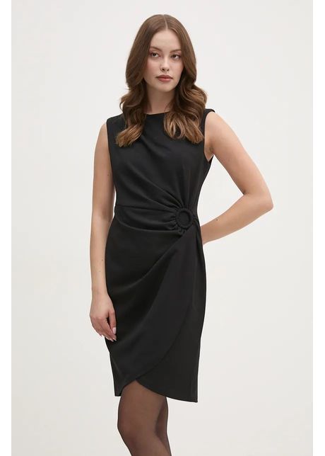 Dkny rochie culoarea negru mini mulata dd4g128c