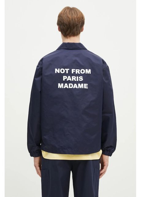 Dr le de monsieur geac la veste slogan culoarea bleumarin de tranzi ie perm jt183 pa014 ny