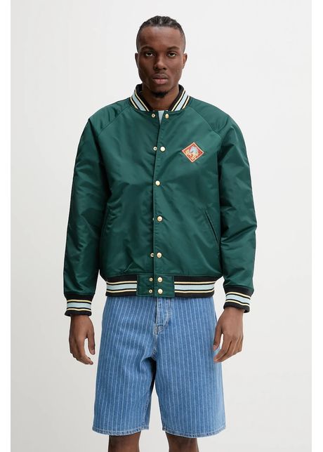 Dr le de monsieur geac le bomber polo culoarea verde de tranzitie g jt219 pa014 dgn