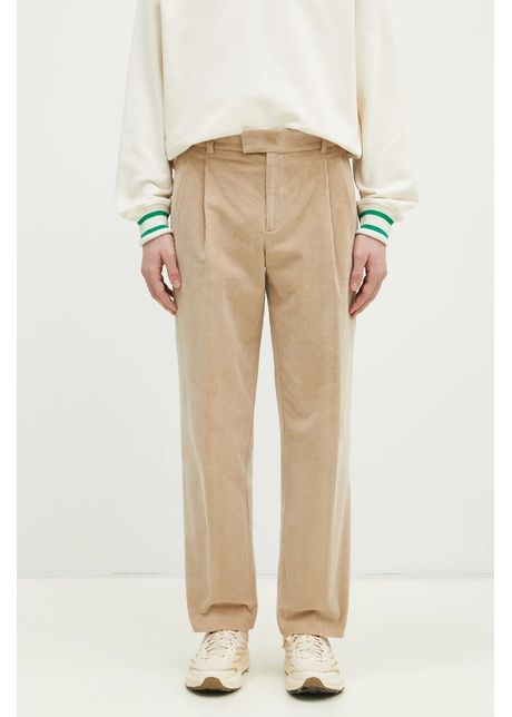 Dr le de monsieur pantaloni de catifea cord le pantalon golfeur corduroy b rba i culoarea bej drept perm bp165 co156 bg
