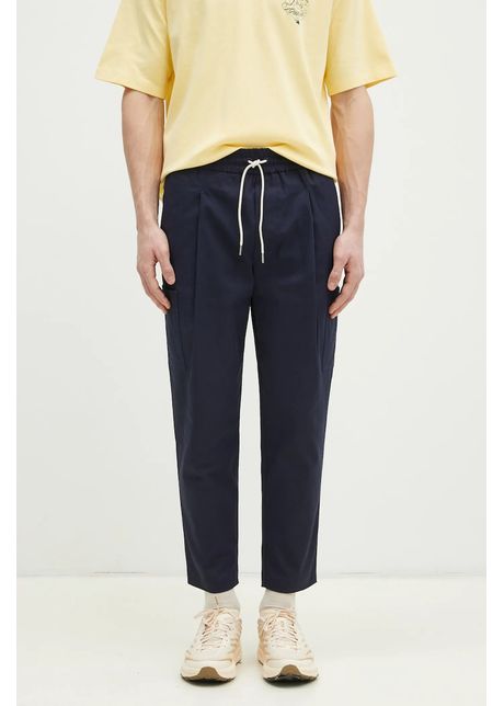 Dr le de monsieur pantaloni le pantalon cropped cargo b rba i culoarea bleumarin drept f bp153 co106 ny