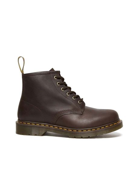 Dr martens cizme de piele 101 femei culoarea maro cu toc plat dm27761201