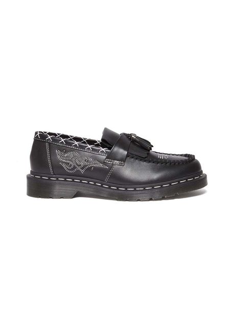 Dr martens mocasini de piele adrian gothic americana culoarea negru dm31626001
