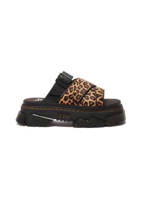 Dr martens papuci mattison culoarea negru cu platforma dm41110200