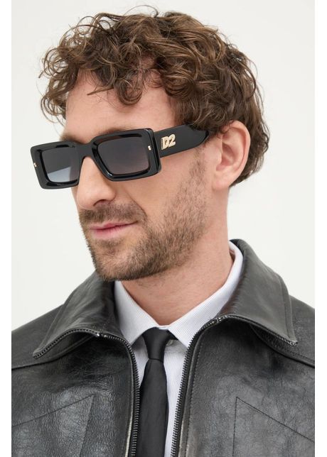 Dsquared2 ochelari de soare barbati culoarea negru d2 0142 s