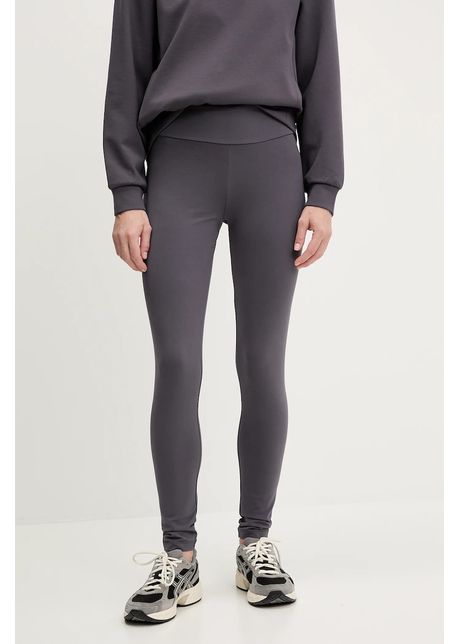 Ea7 emporio armani colanti femei culoarea gri cu imprimeu af12484 7w000080