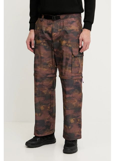 Ea7 emporio armani pantaloni culoarea maro drept af13154 7m000087