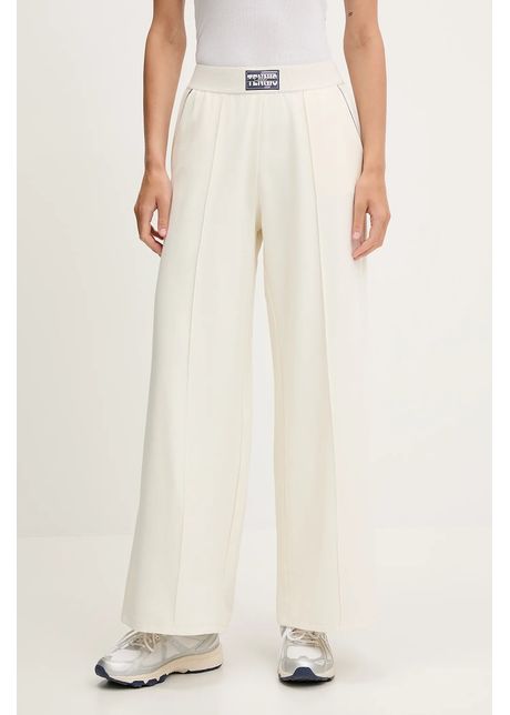 Ea7 emporio armani pantaloni de trening culoarea bej uni af13289 7w000502