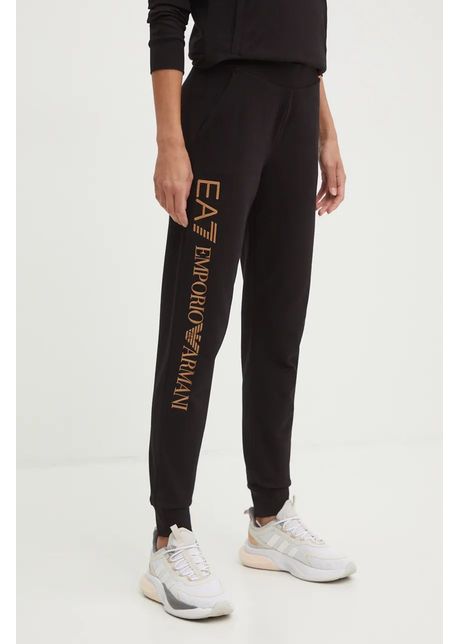 Ea7 emporio armani pantaloni de trening culoarea negru cu imprimeu tjtxz 8ntp85