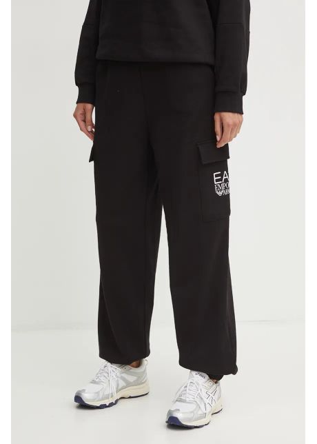 Ea7 emporio armani pantaloni de trening culoarea negru cu imprimeu tjzcz 6dtp94