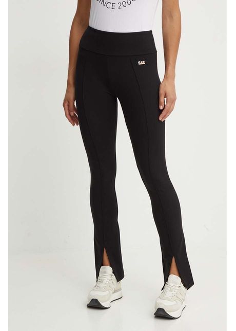 Ea7 emporio armani pantaloni de trening culoarea negru neted tjqfz 6dtp73