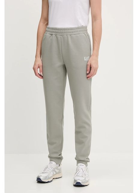 Ea7 emporio armani pantaloni de trening culoarea verde cu imprimeu af10443 7w000075