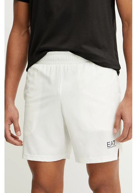 Ea7 emporio armani pantaloni scur i culoarea bej af14581 7m000169