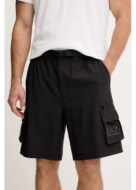 Ea7 emporio armani pantaloni scur i culoarea negru af13392 7m000135