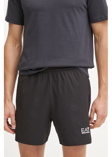 Ea7 emporio armani pantaloni scur i de antrenament culoarea negru pnddz 6dps01