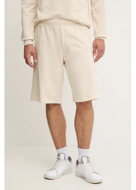 Ea7 emporio armani pantaloni scur i din bumbac culoarea bej af10432 7m000153
